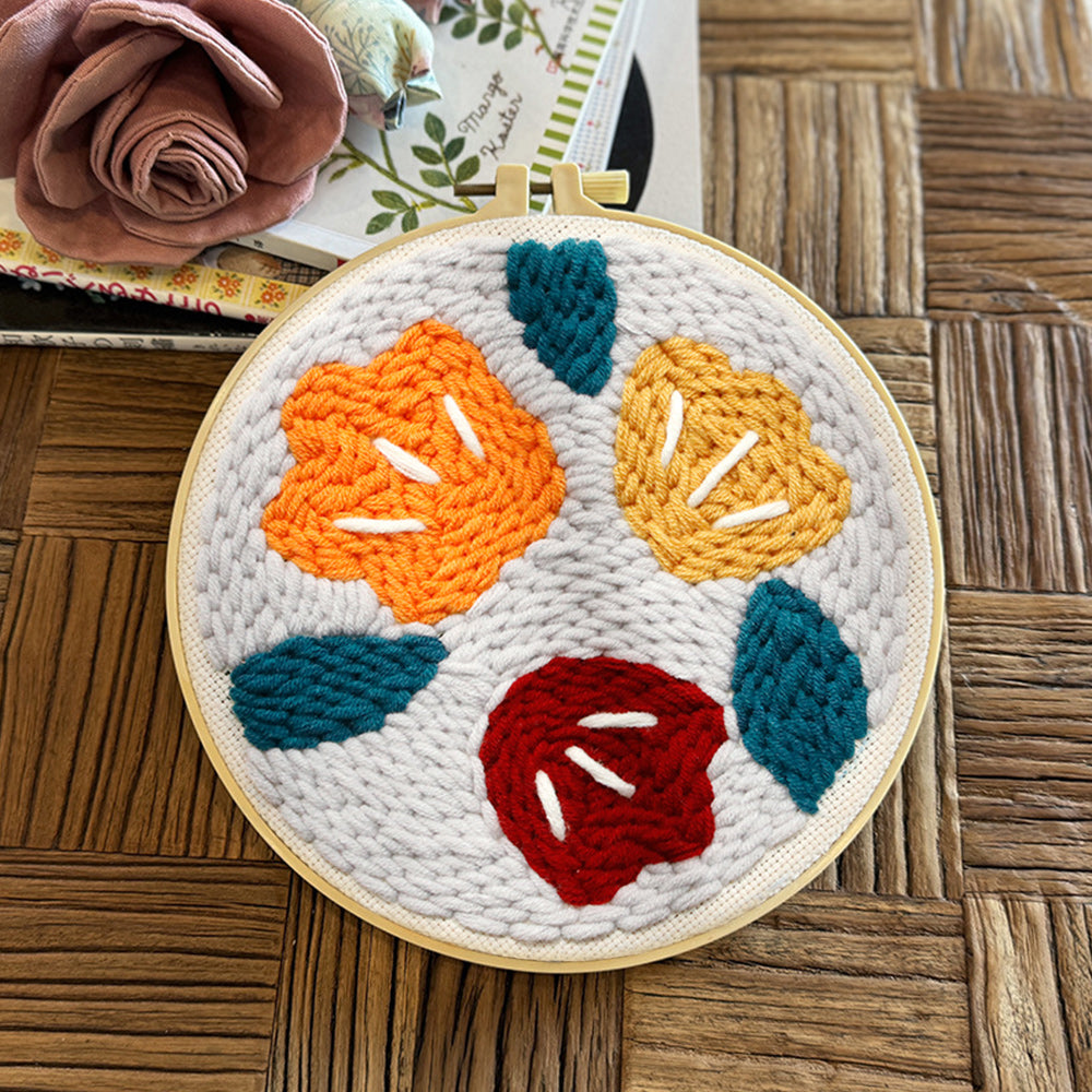 Simple Little Llower Punch Needle Embroidery Kits