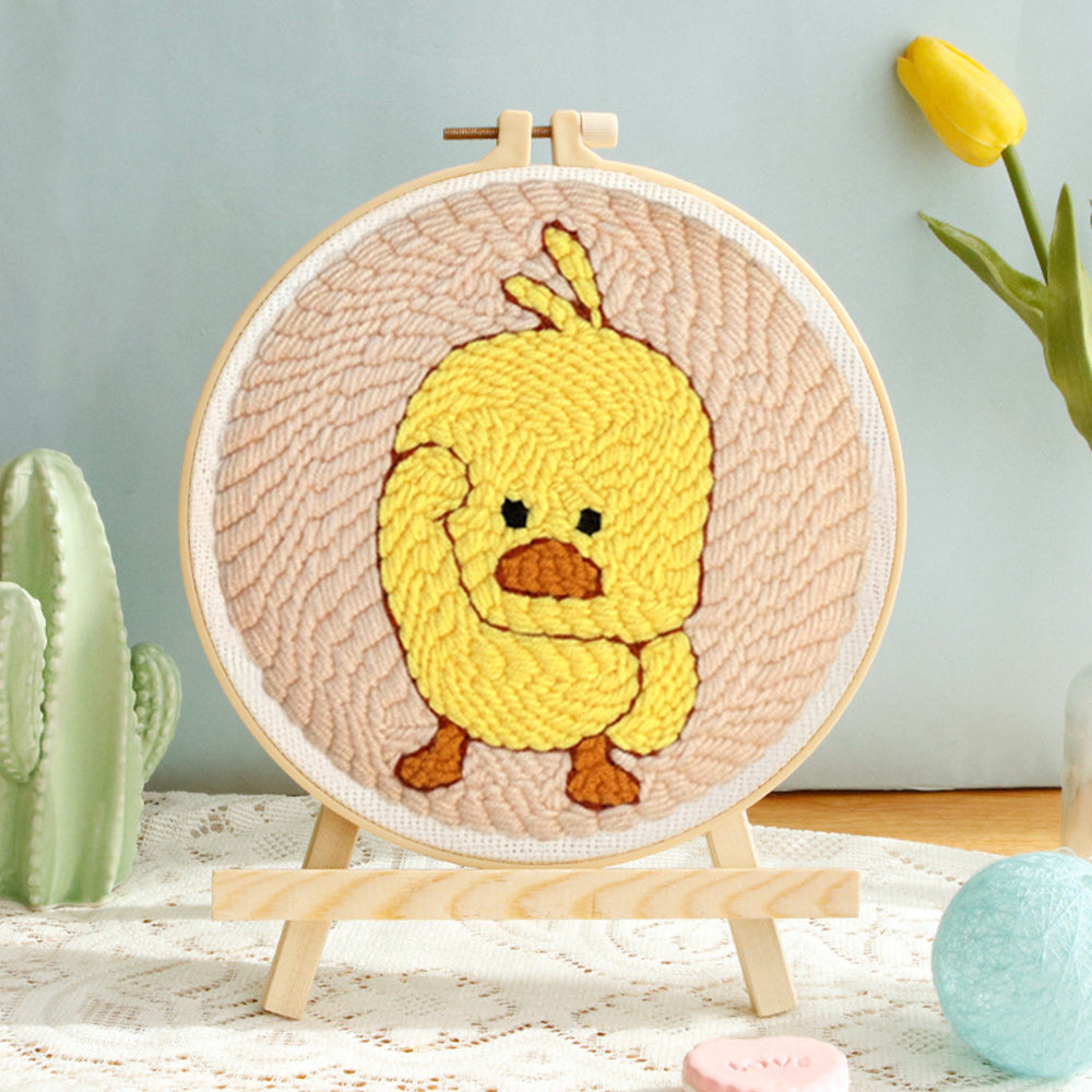 Funny Duck Punch Needle Embroidery Kits