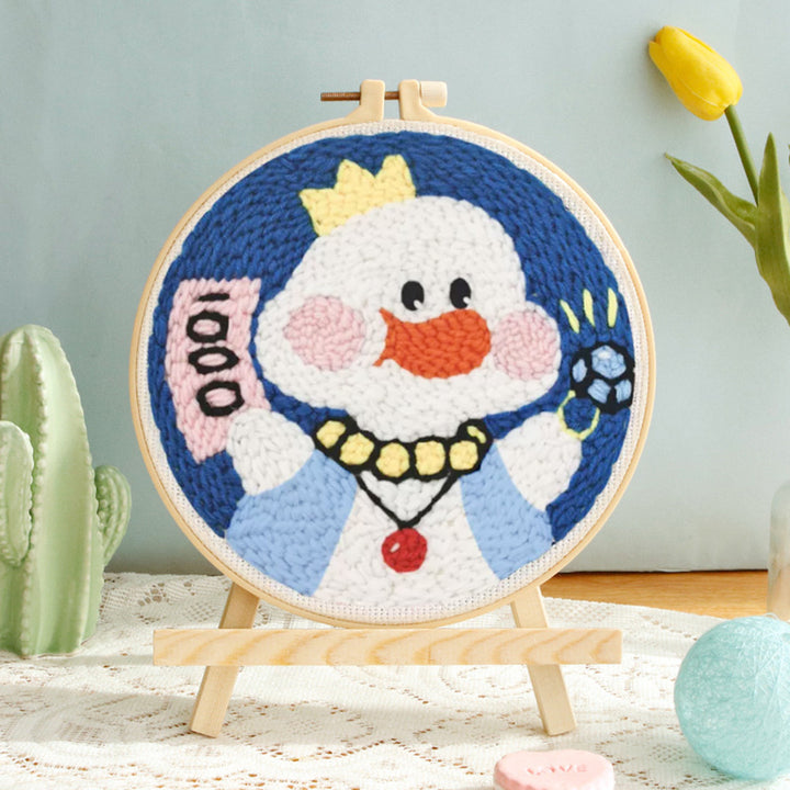 Rich Goose Punch Needle Embroidery Kits