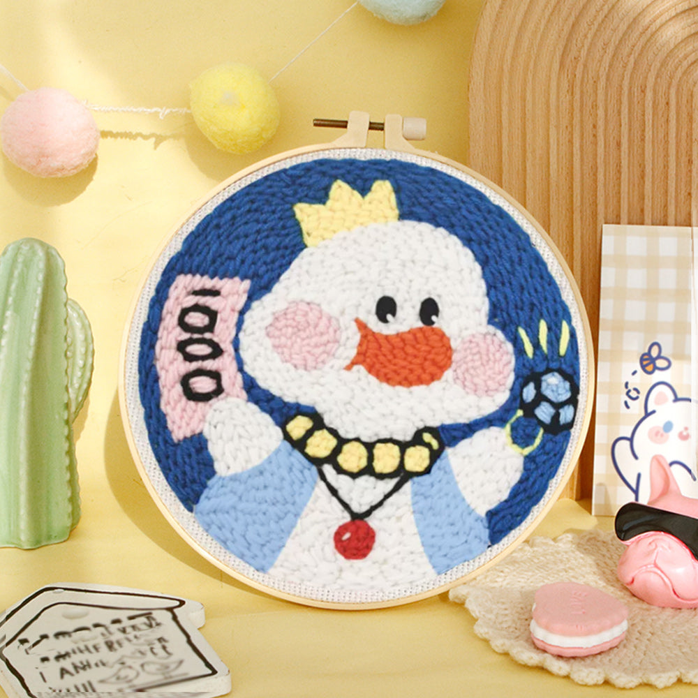Rich Goose Punch Needle Embroidery Kits