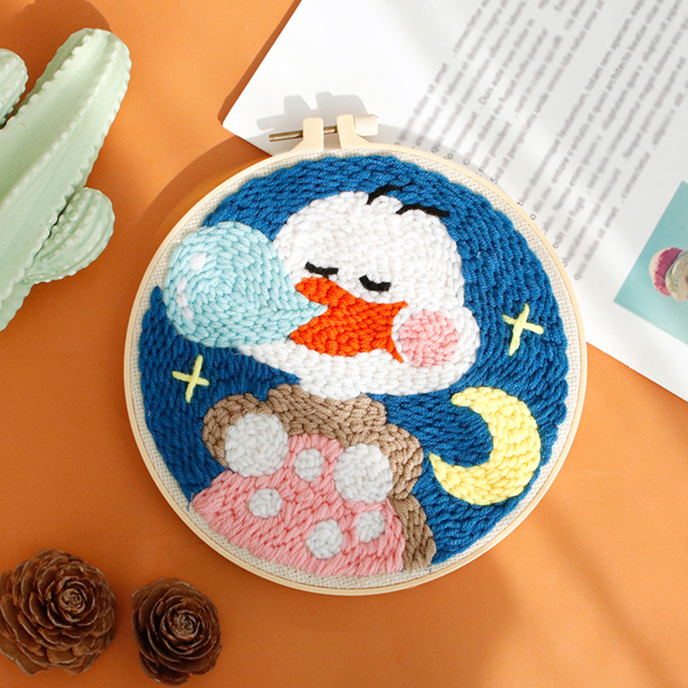 Dream Goose Punch Needle Embroidery Kits