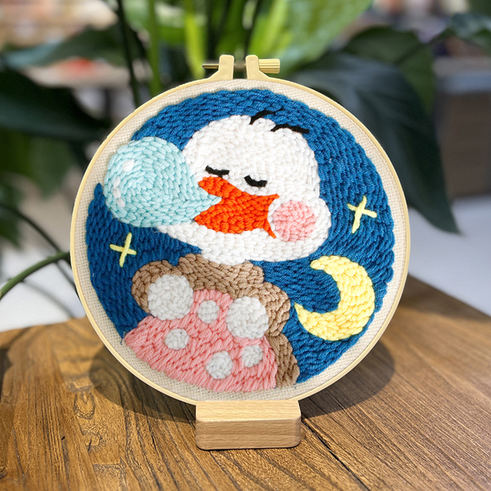 Dream Goose Punch Needle Embroidery Kits