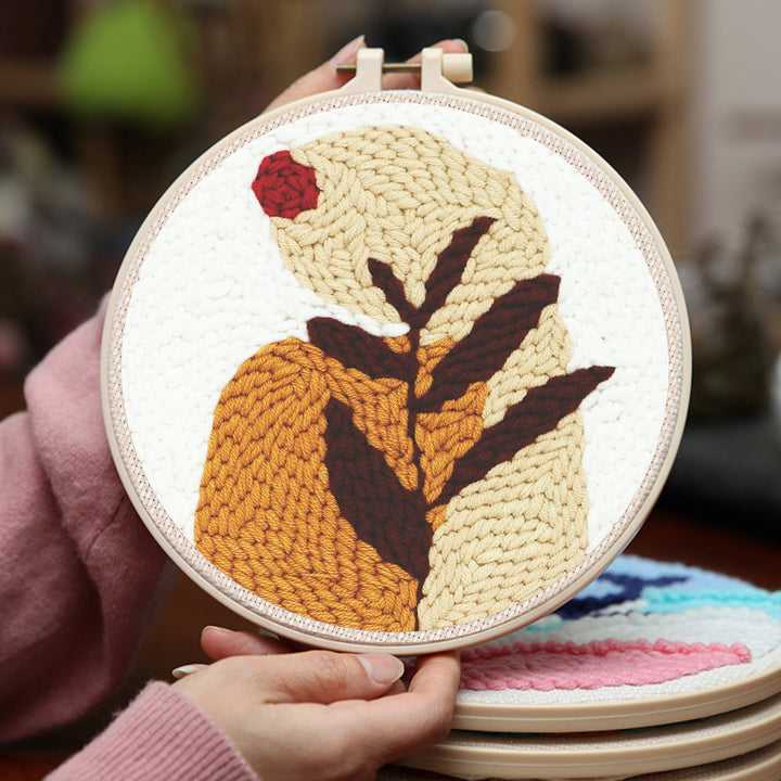 Autumn Leaves Punch Needle Embroidery Kits