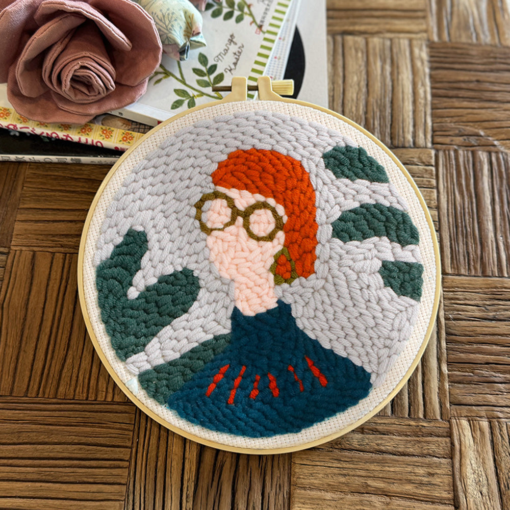 Art Girl Punch Needle Embroidery Kits