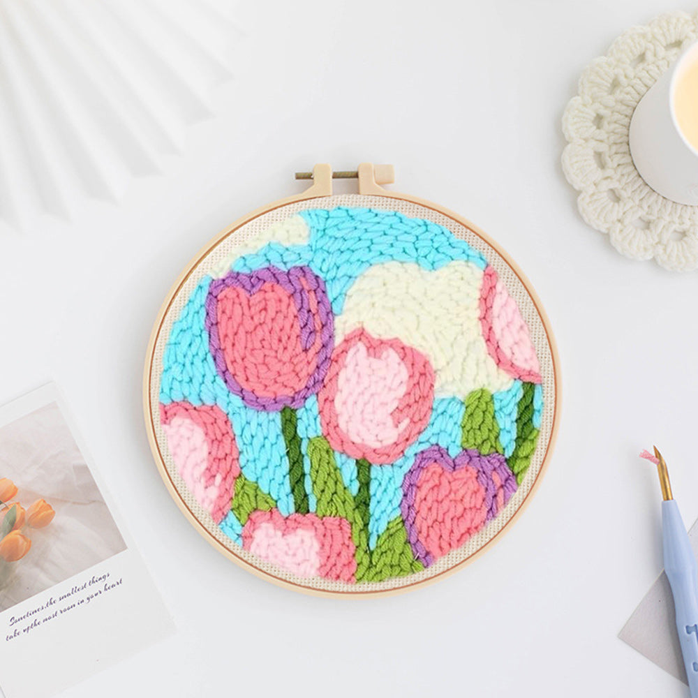 Tulip Punch Needle Embroidery Kits