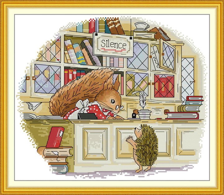 Our Library Cross Stitch Kits