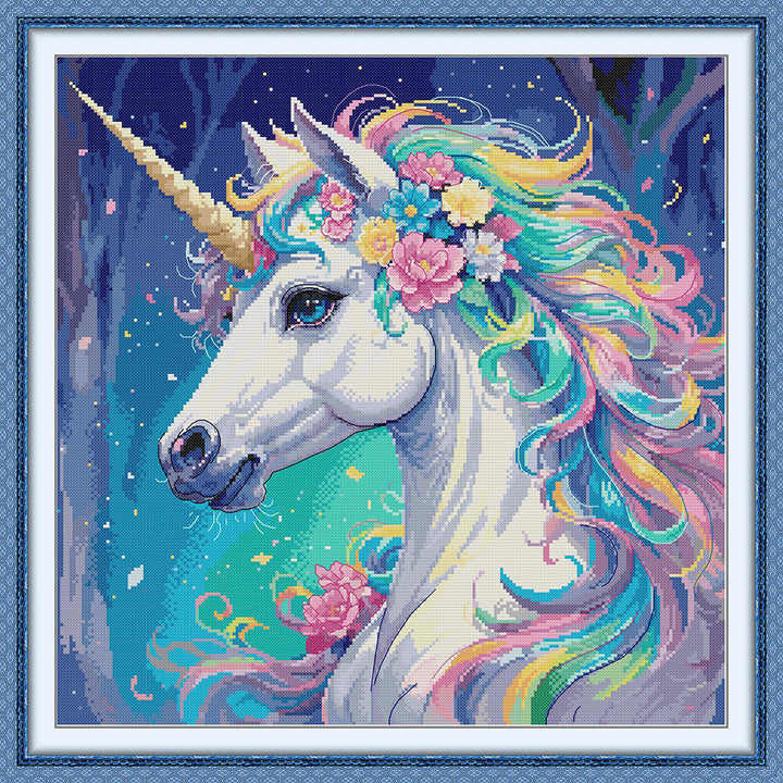 Rainbow Unicorn Cross Stitch Kits