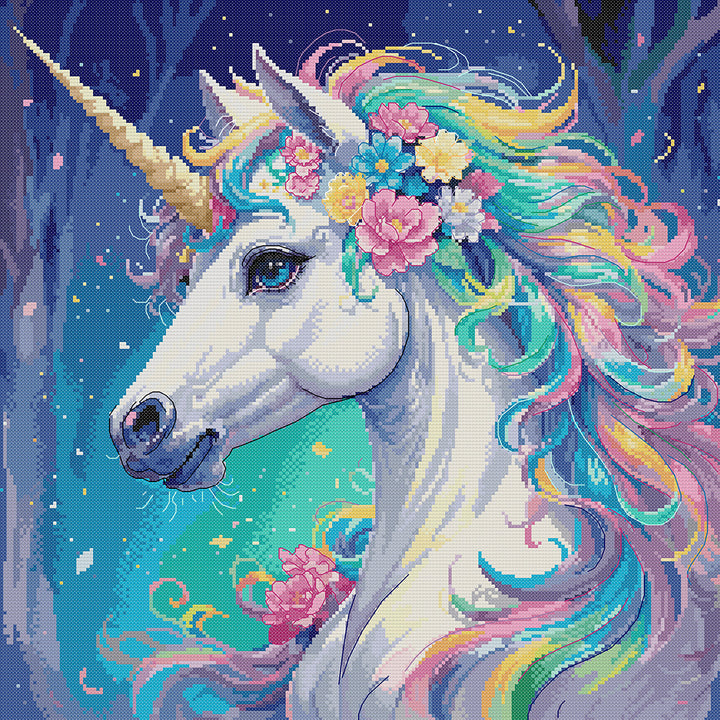 Rainbow Unicorn Cross Stitch Kits