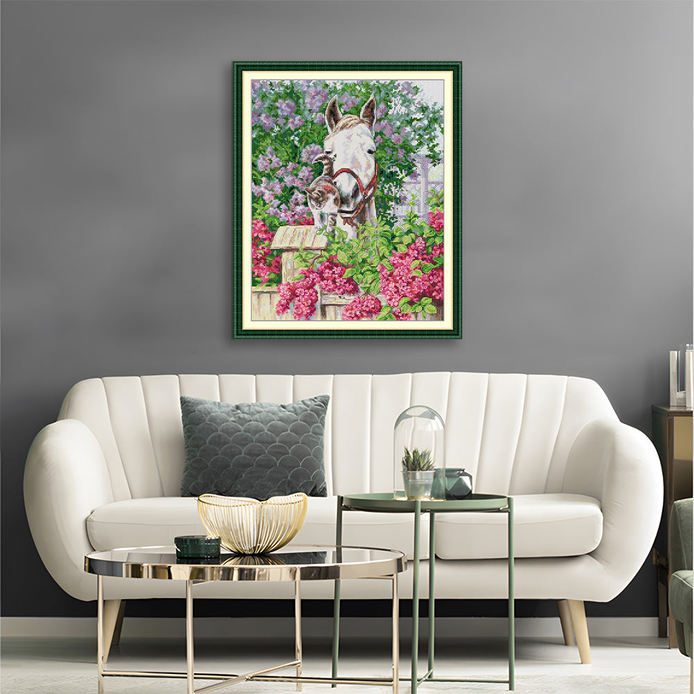 Little Horse and Cat Cross Stitch Kits