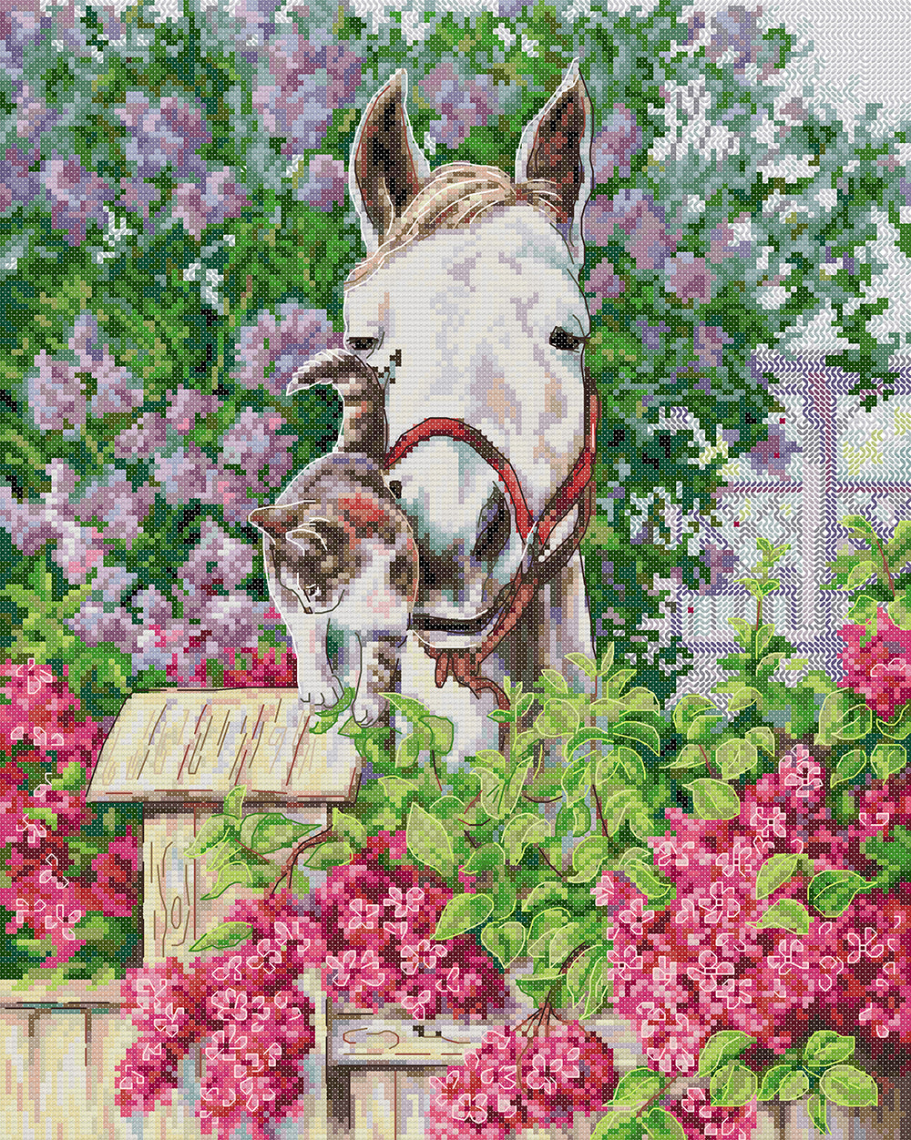 Little Horse and Cat Cross Stitch Kits