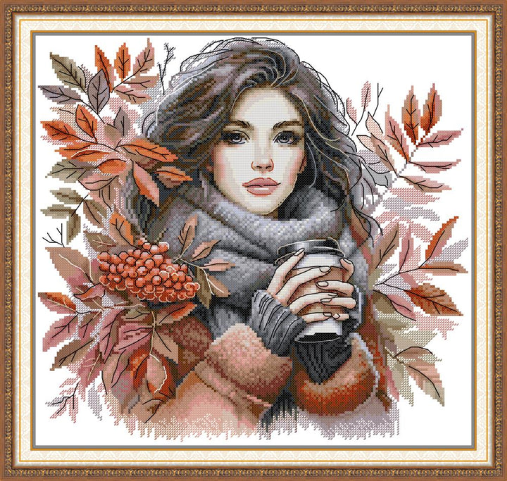 Coffee Winter Cross Stitch Kits