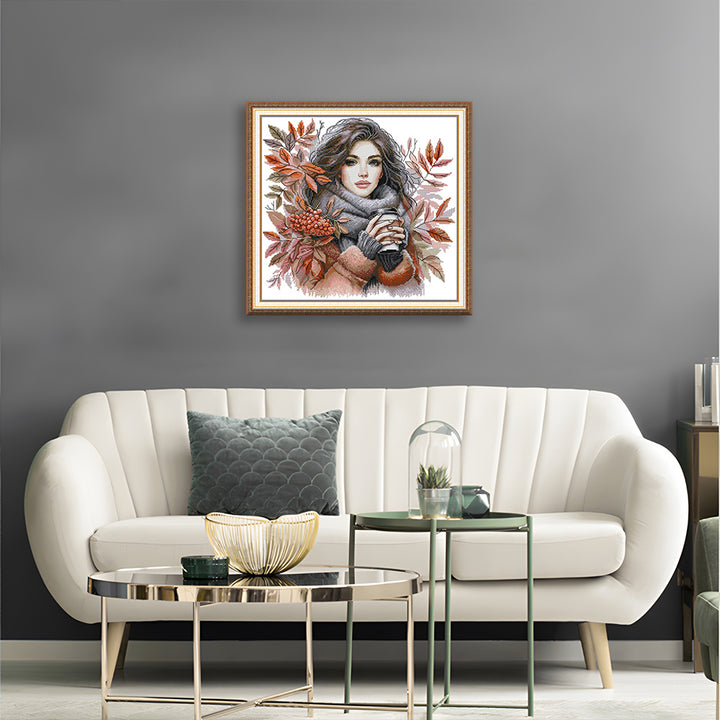 Coffee Winter Cross Stitch Kits