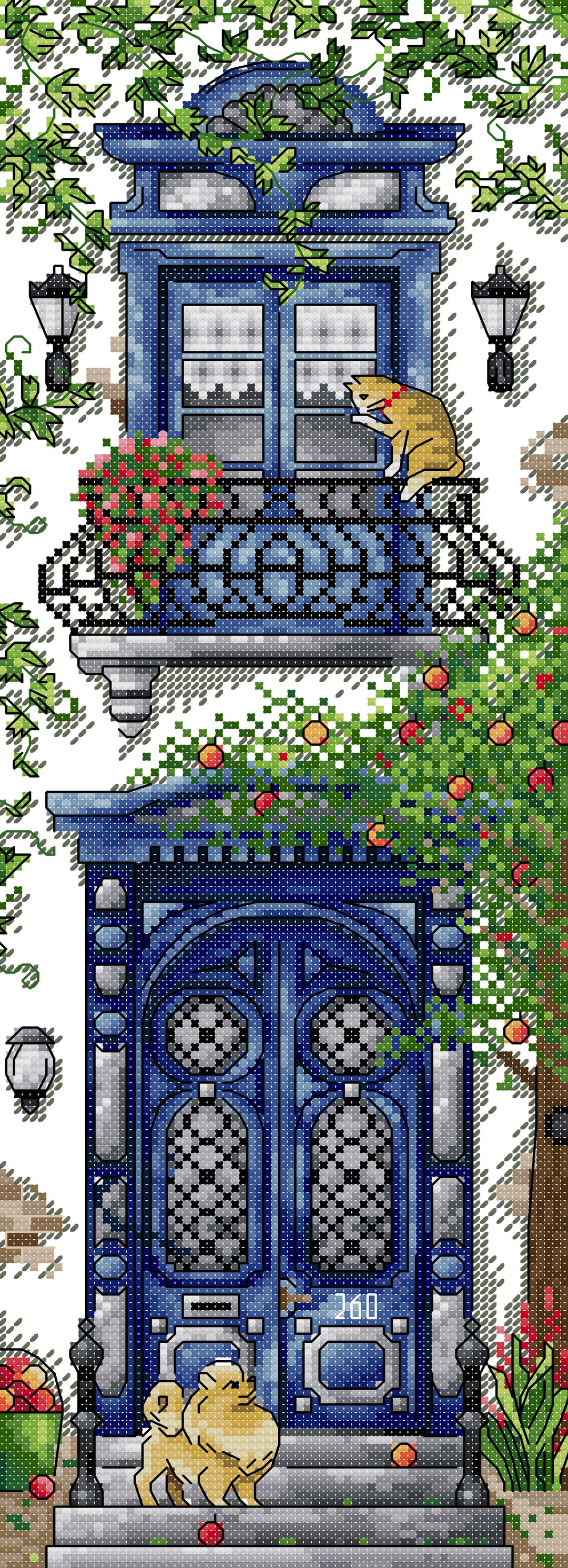 Climber's Balcony Cross Stitch Kits