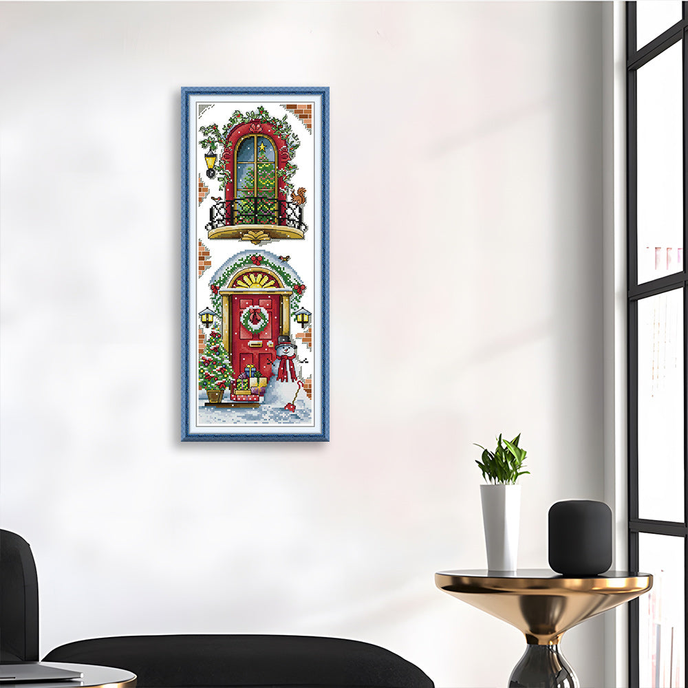 Christmas Balcony Cross Stitch Kits
