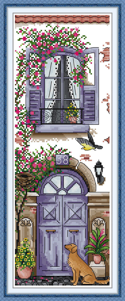 Violet Balcony Cross Stitch Kits