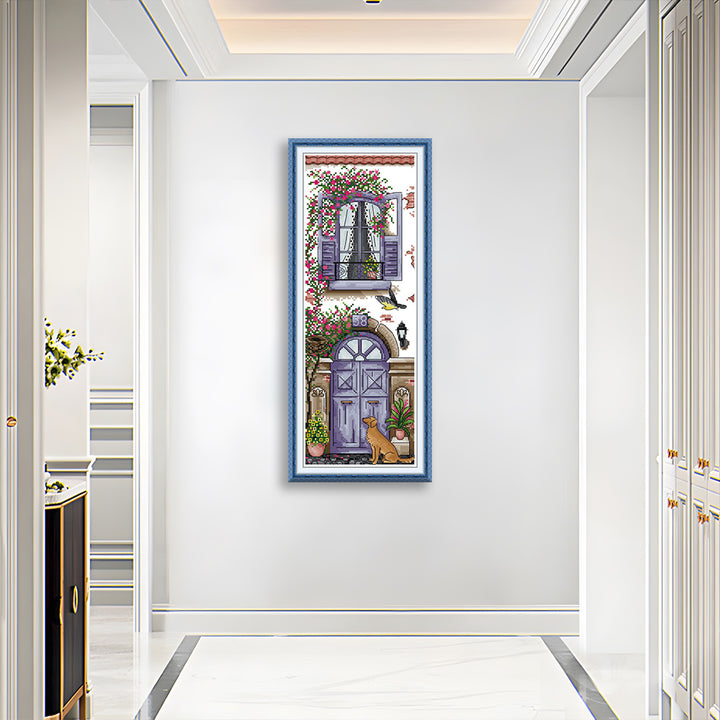 Violet Balcony Cross Stitch Kits