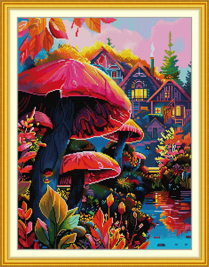 Mushroom Forest Cross Stitch Kits