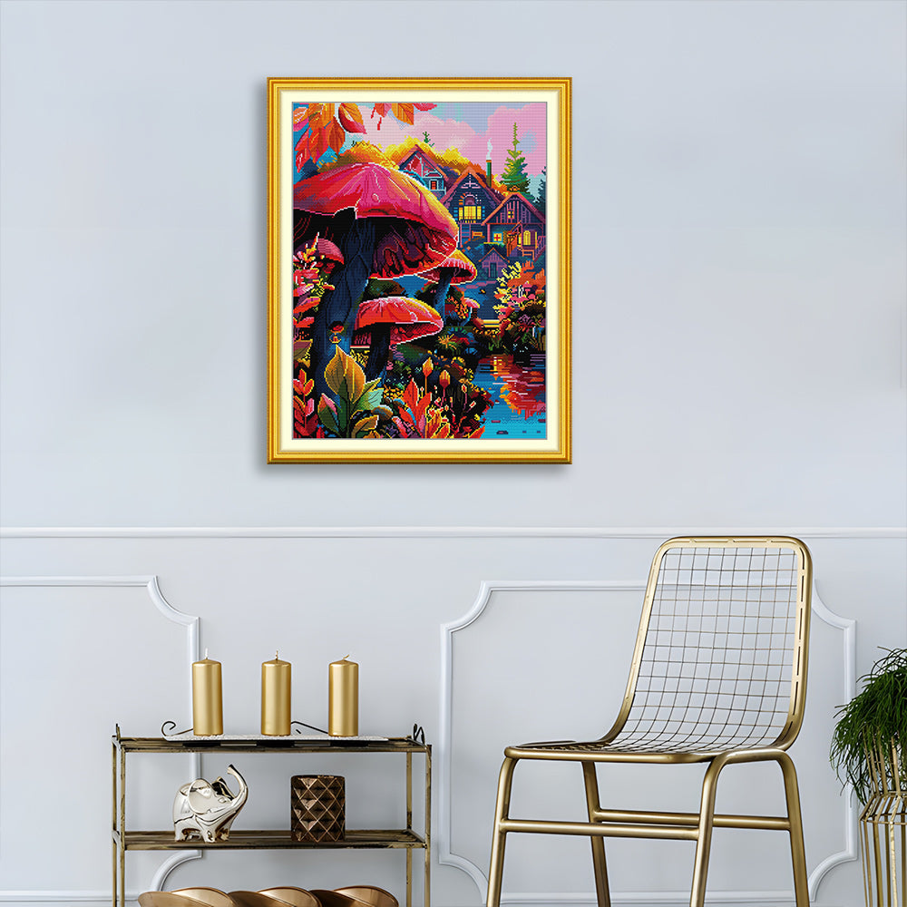 Mushroom Forest Cross Stitch Kits