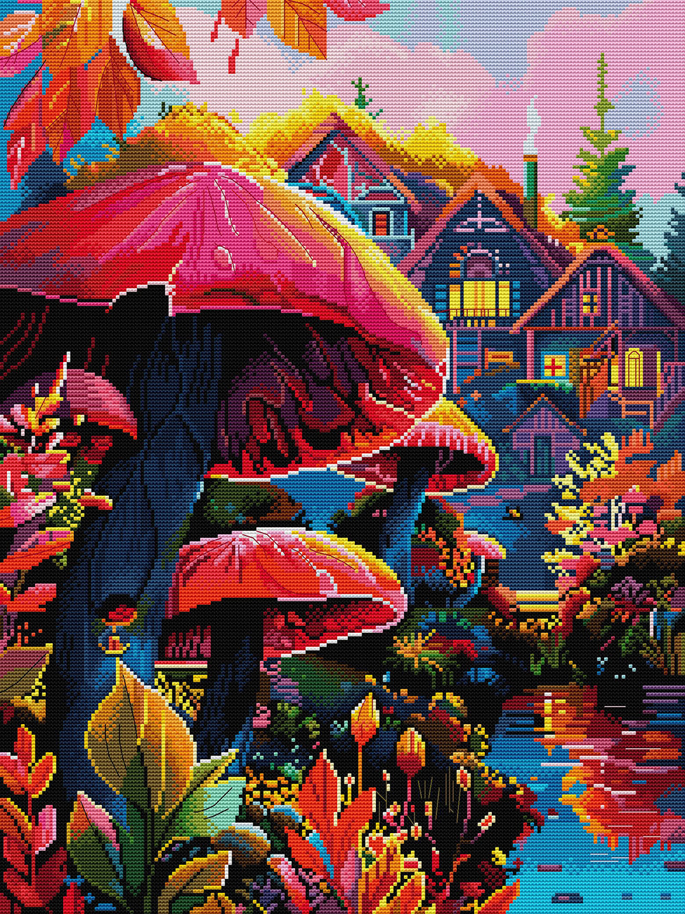 Mushroom Forest Cross Stitch Kits