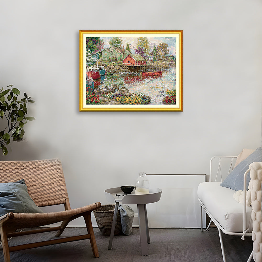 Colorful Bays Cross Stitch Kits