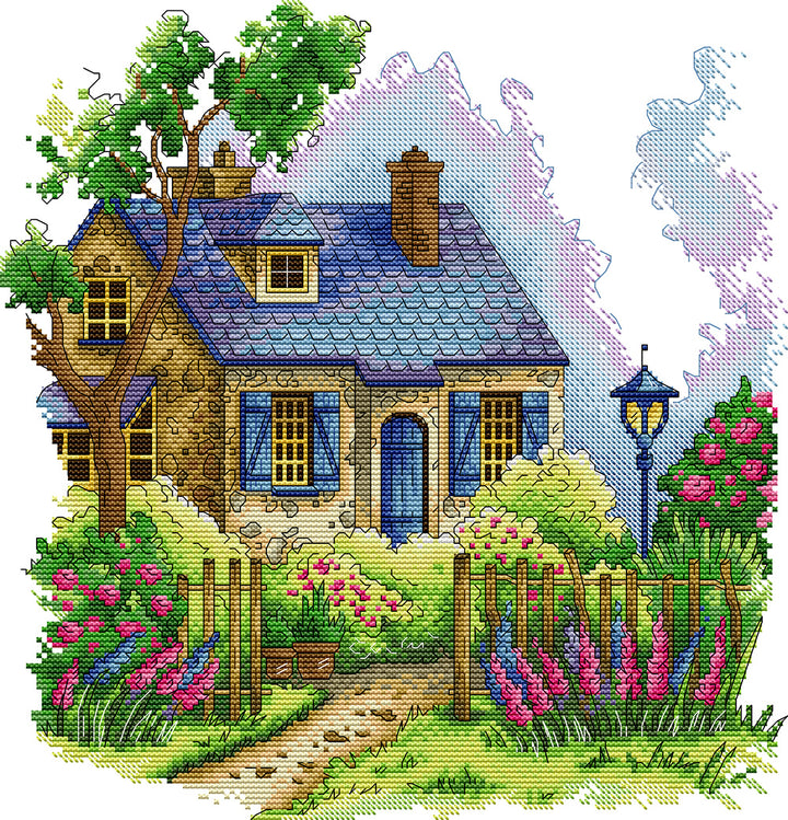 Small Garden Cottage Cross Stitch Kits