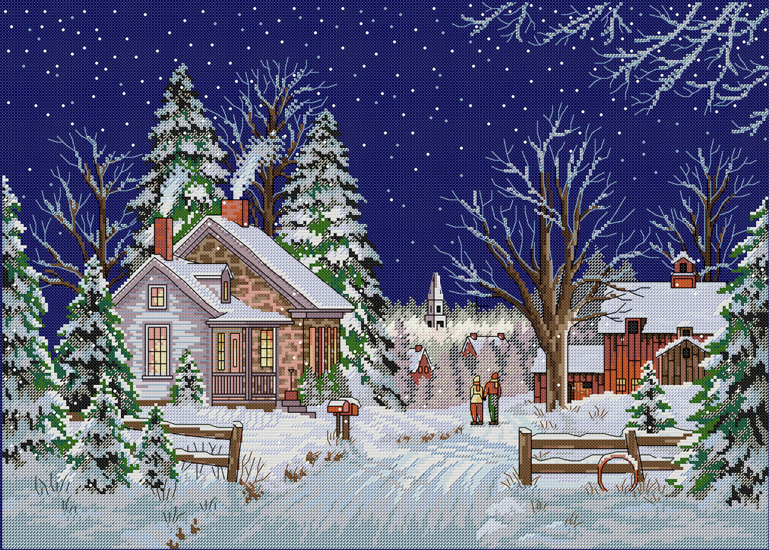On Christmas Eve Cross Stitch Kits
