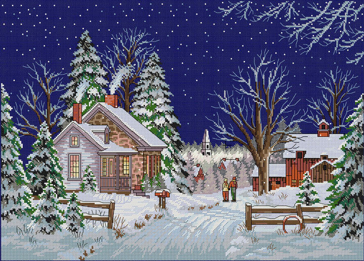 On Christmas Eve Cross Stitch Kits