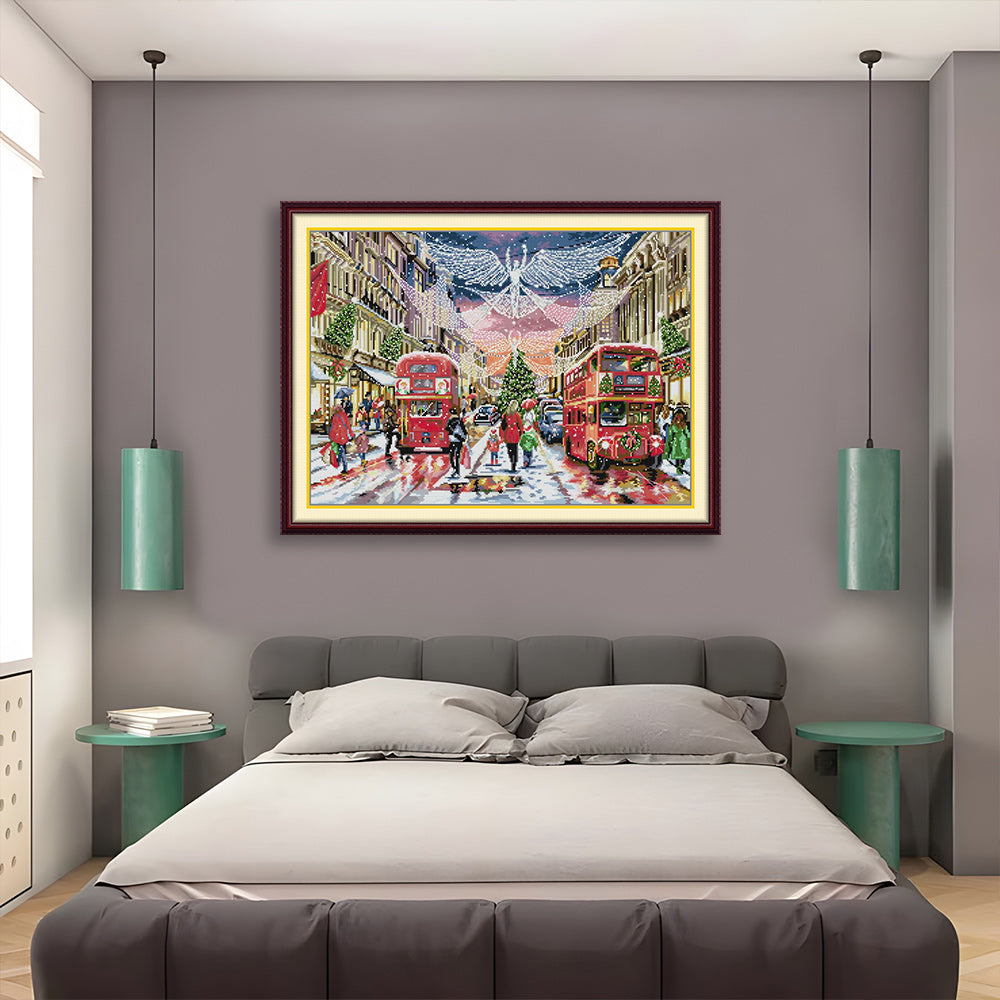 Christmas Streets Cross Stitch Kits