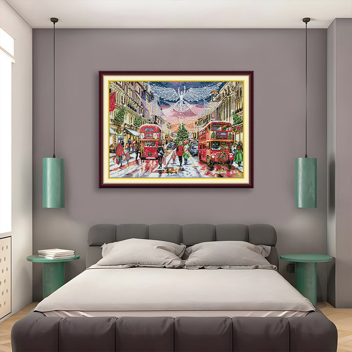 Christmas Streets Cross Stitch Kits