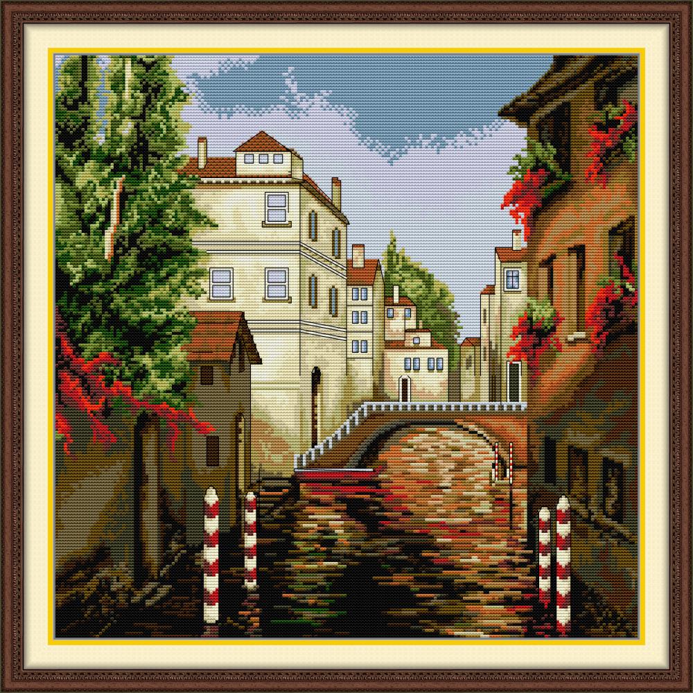 Corner of Venice Cross Stitch Kits
