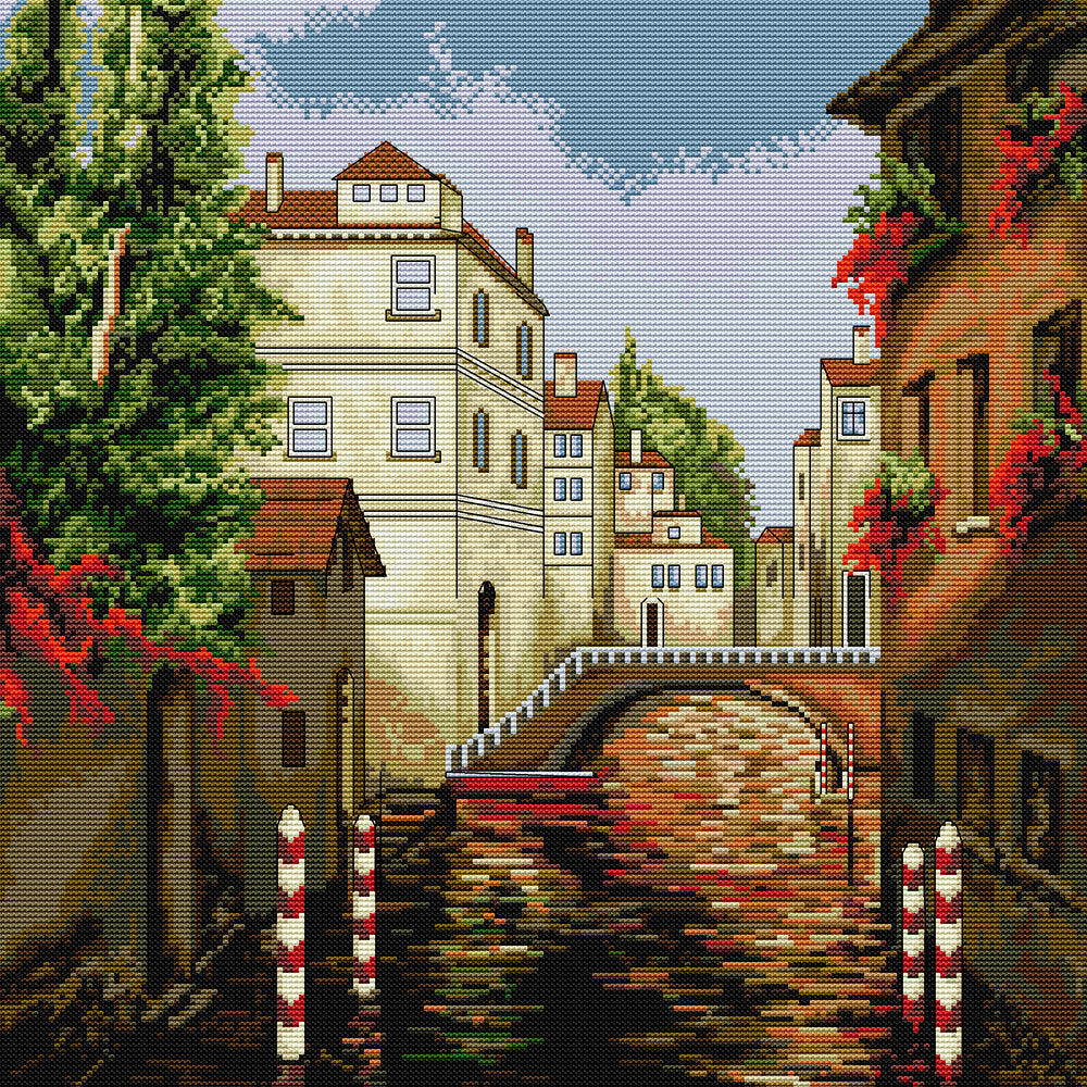 Corner of Venice Cross Stitch Kits