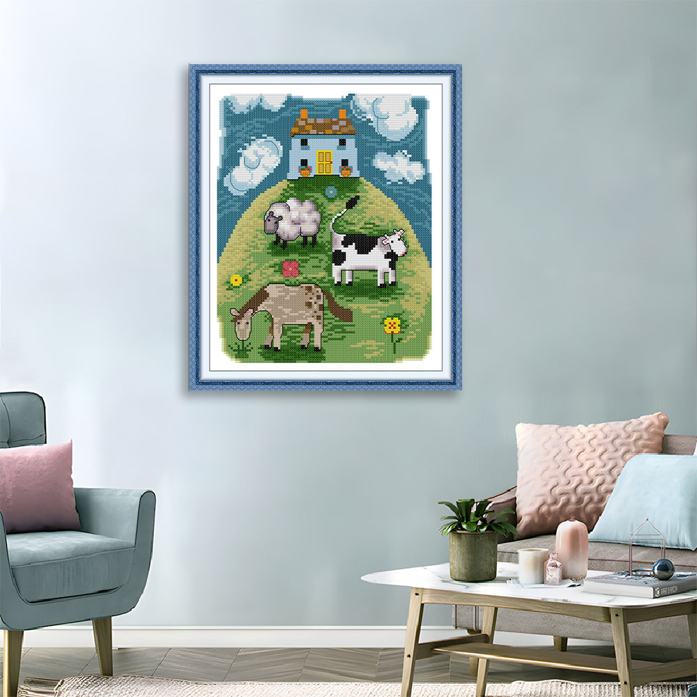 Cottage Ranch Cross Stitch Kits