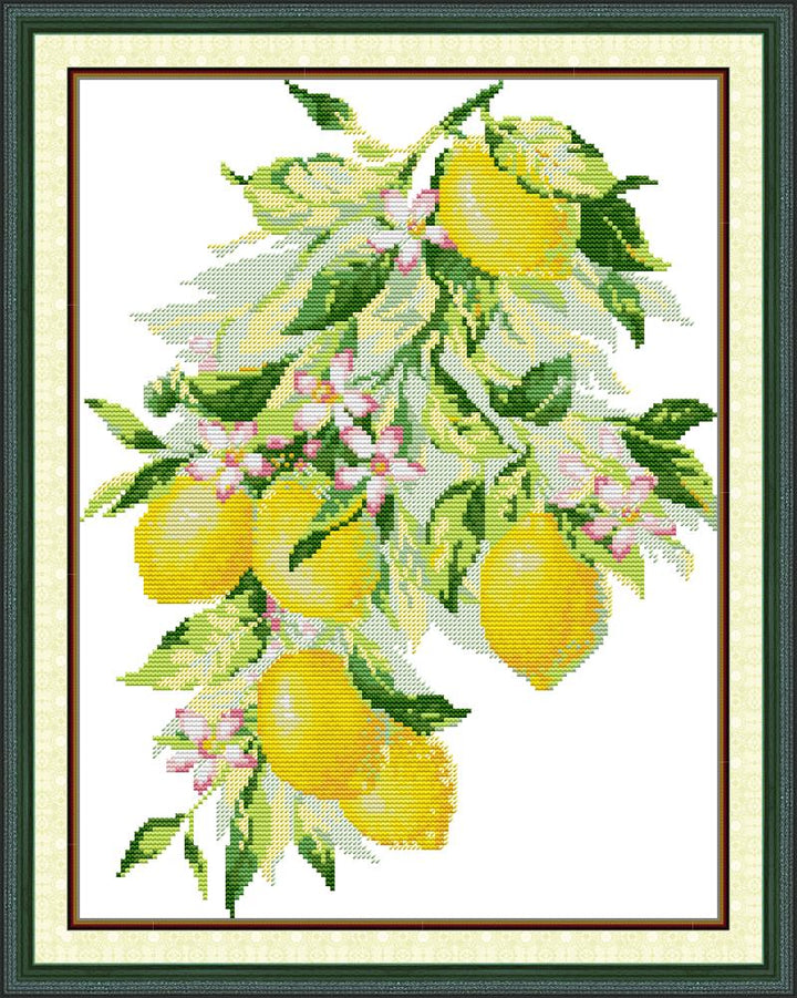 Bright Lemon Cross Stitch Kits