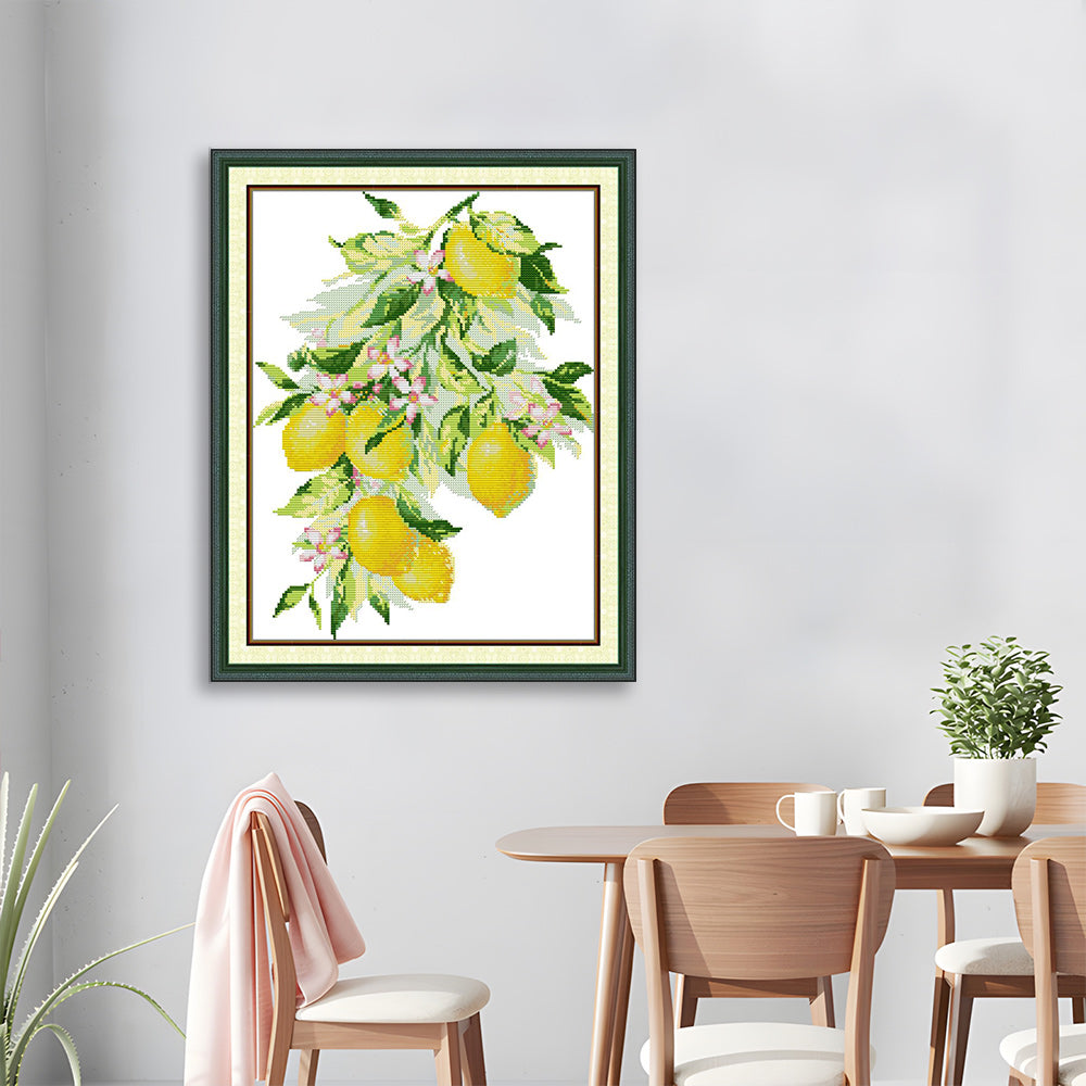 Bright Lemon Cross Stitch Kits