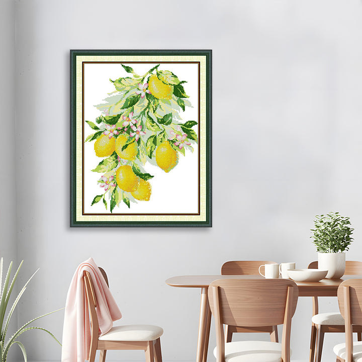 Bright Lemon Cross Stitch Kits