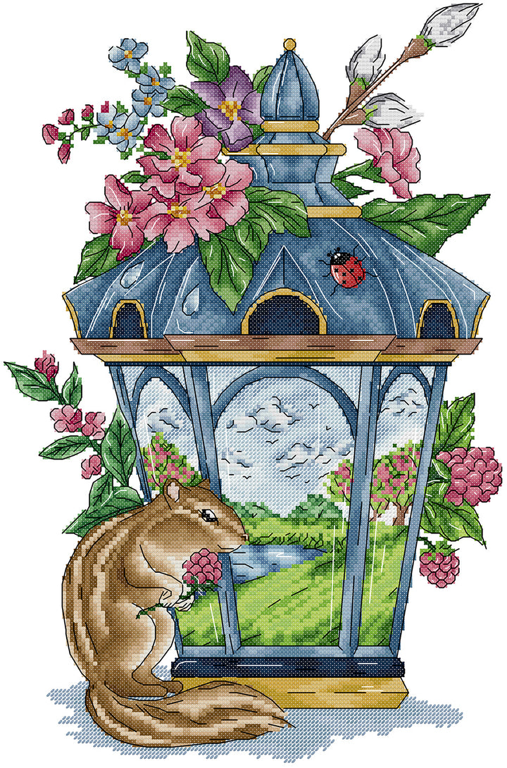 Summer Lanterns Cross Stitch Kits