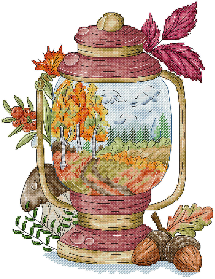 Autumn Lanterns Cross Stitch Kits