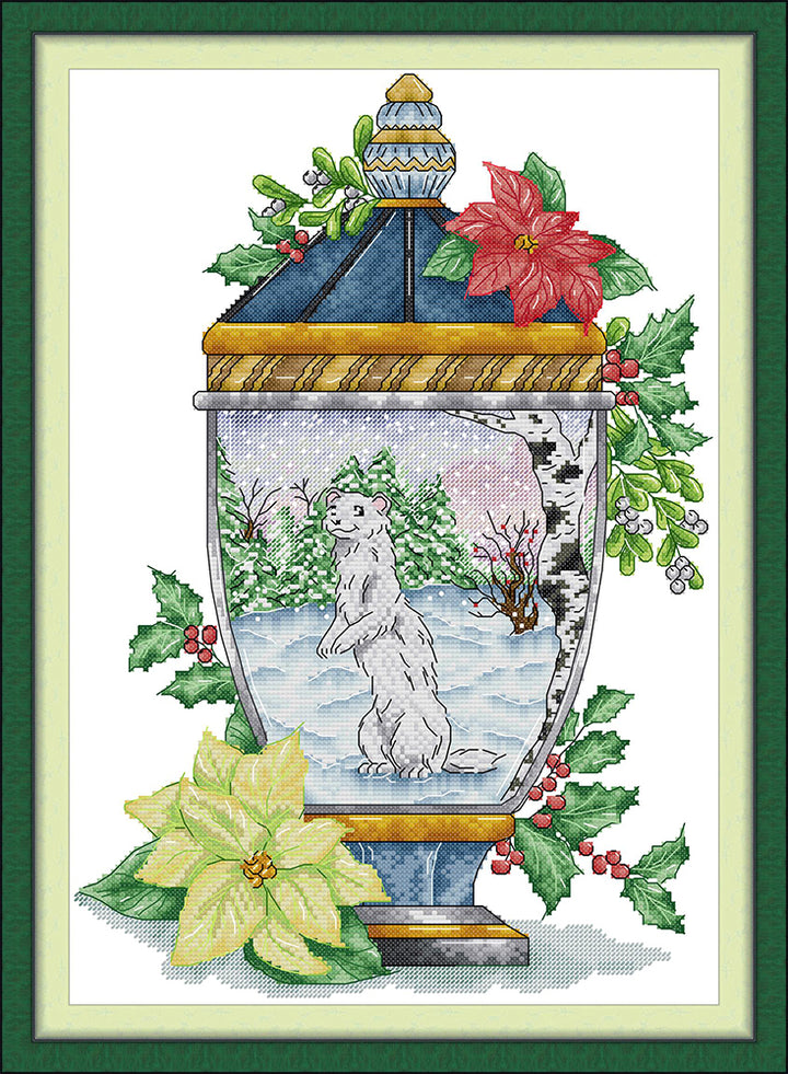 Winter Lanterns Cross Stitch Kits