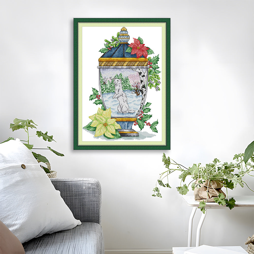 Winter Lanterns Cross Stitch Kits