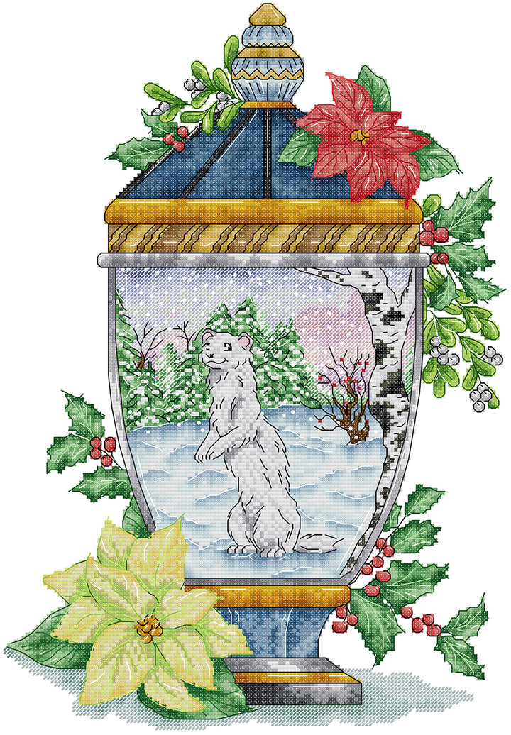 Winter Lanterns Cross Stitch Kits