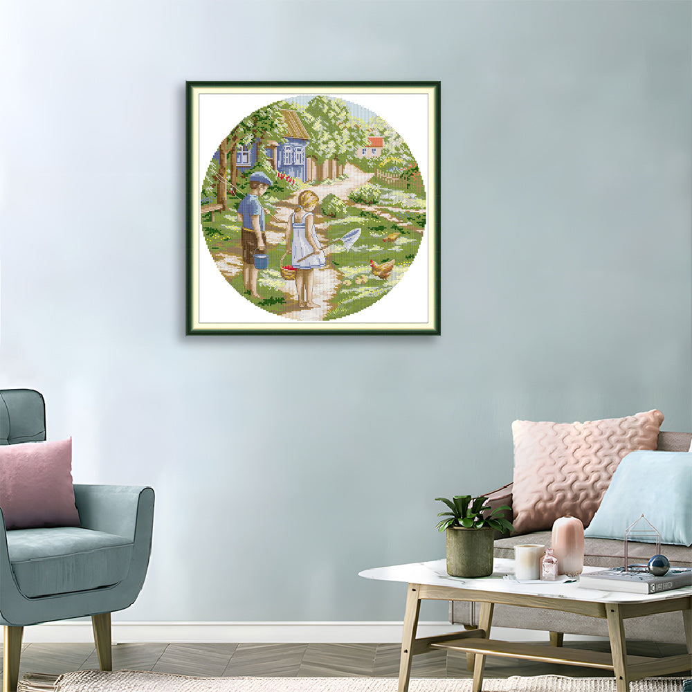 Childhood Friends Cross Stitch Kits