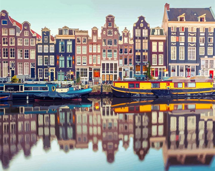 Canal Reflections Cross Stitch Kits