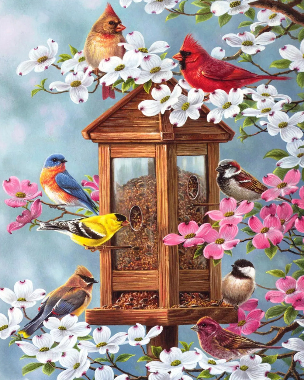 Little Bird Restaurant Cross Stitch Kits