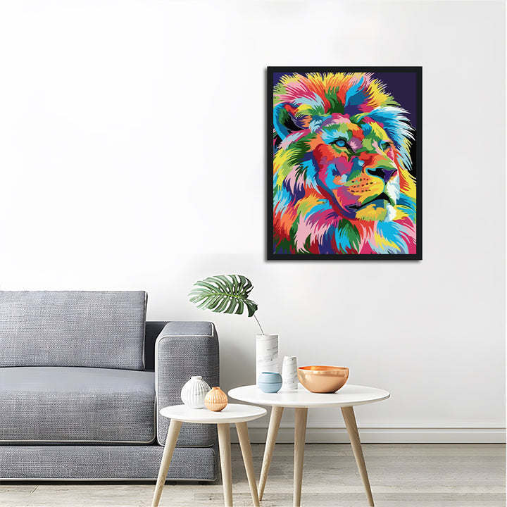 Colorful Lion Cross Stitch Kits