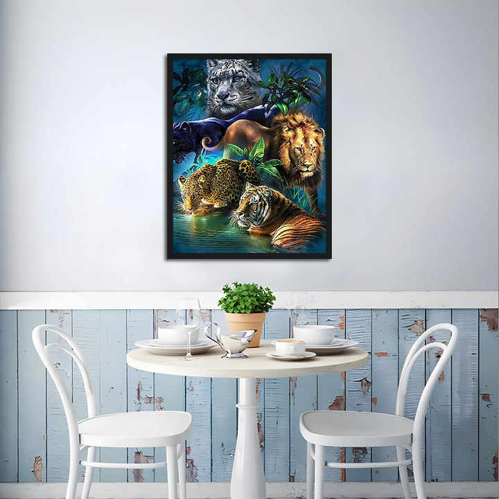 Jungle Animals Cross Stitch Kits