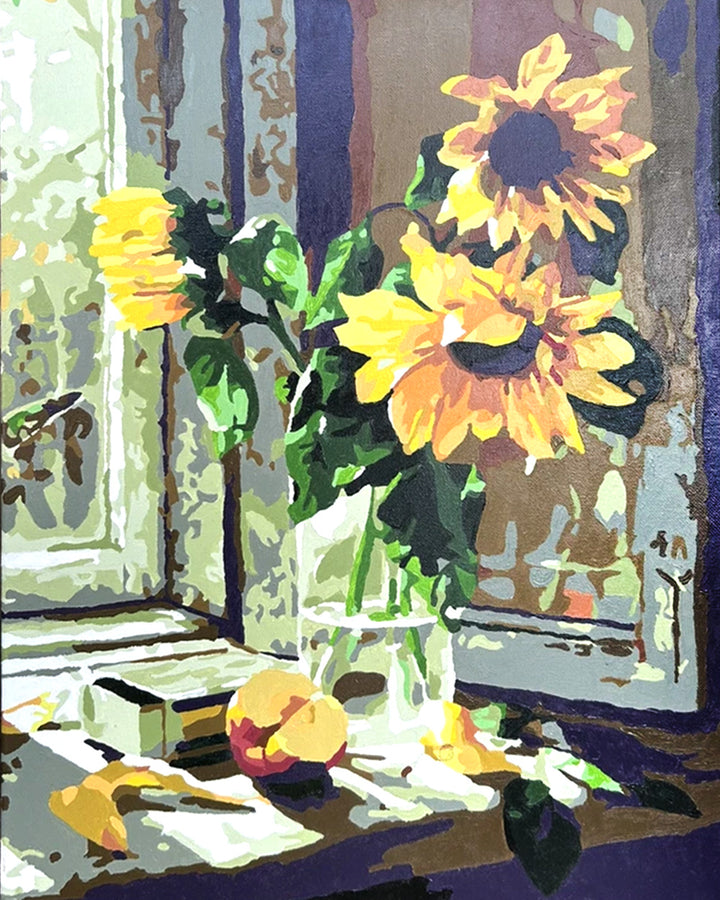 Sunflowers on the Windowsill Cross Stitch Kits