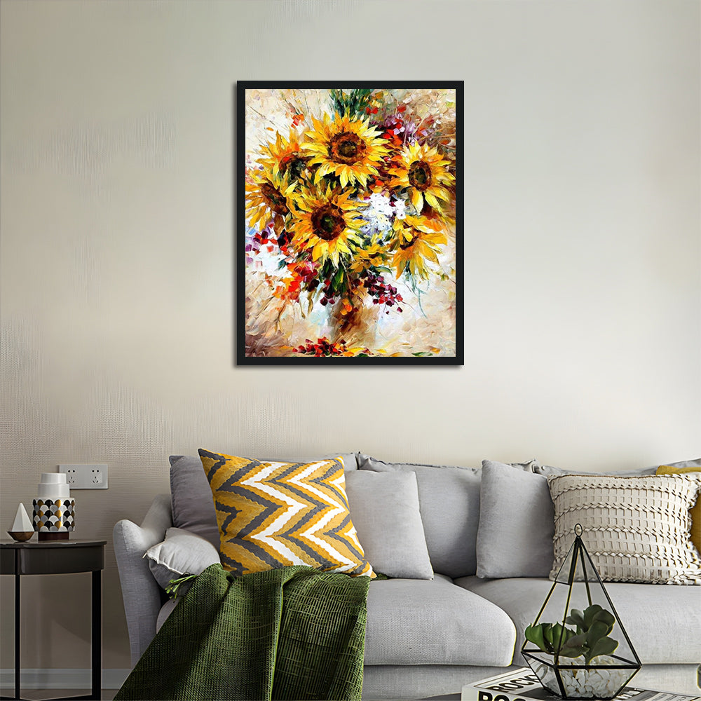 Blooming Sunflowers Cross Stitch Kits