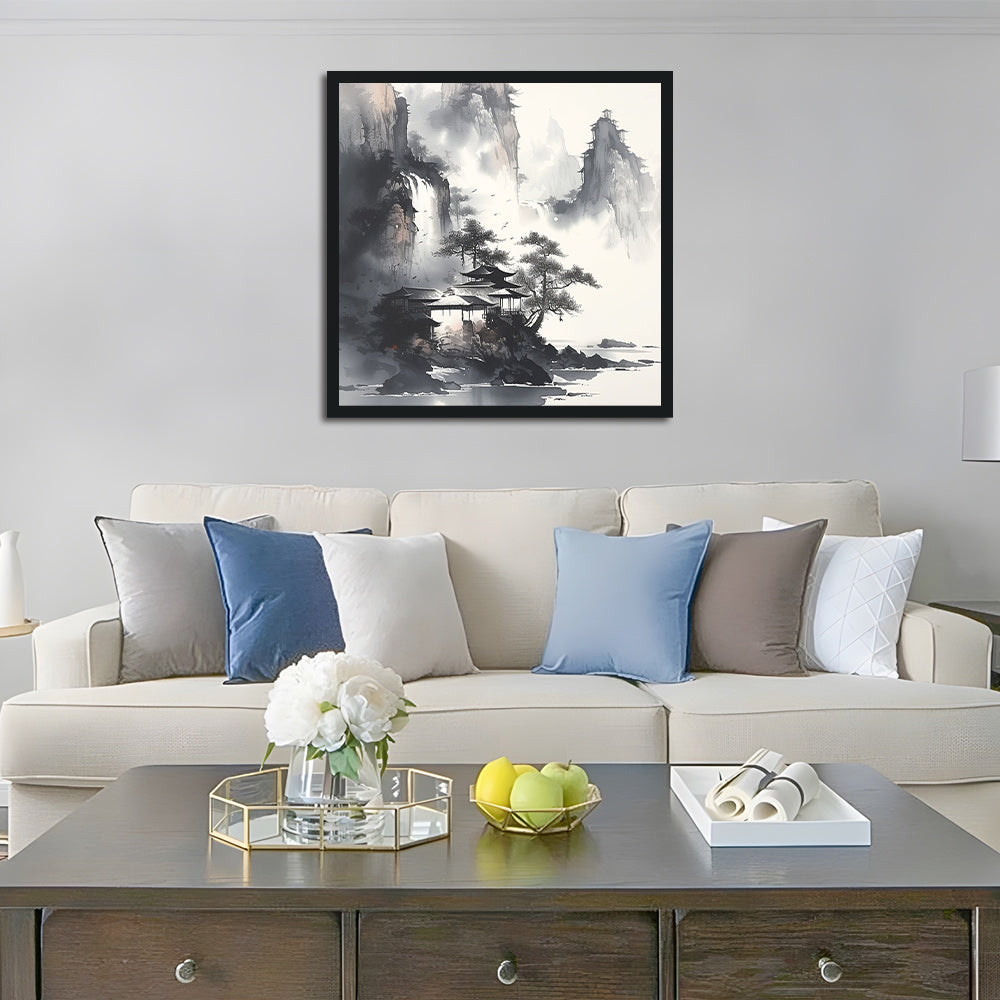 Ink Landscape Cross Stitch Kits