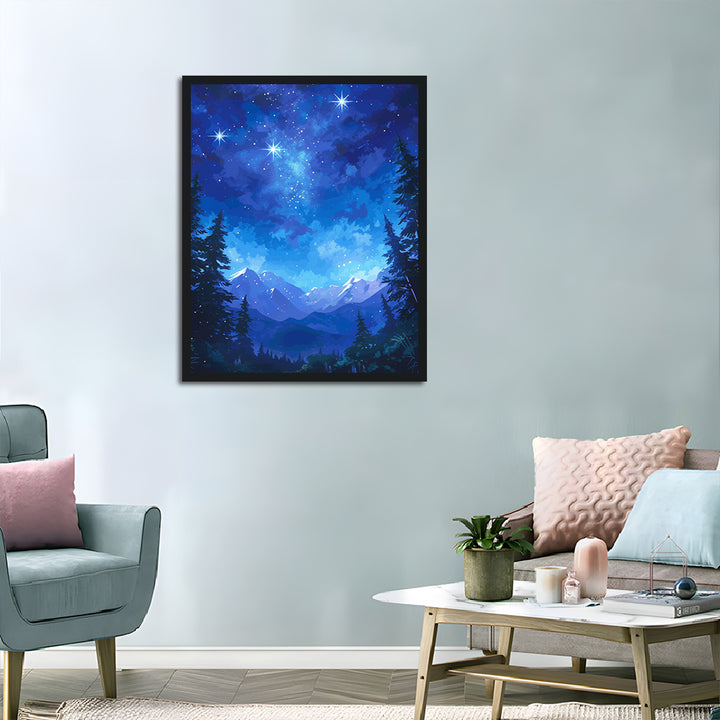 Starry Sky in the Forest Cross Stitch Kits