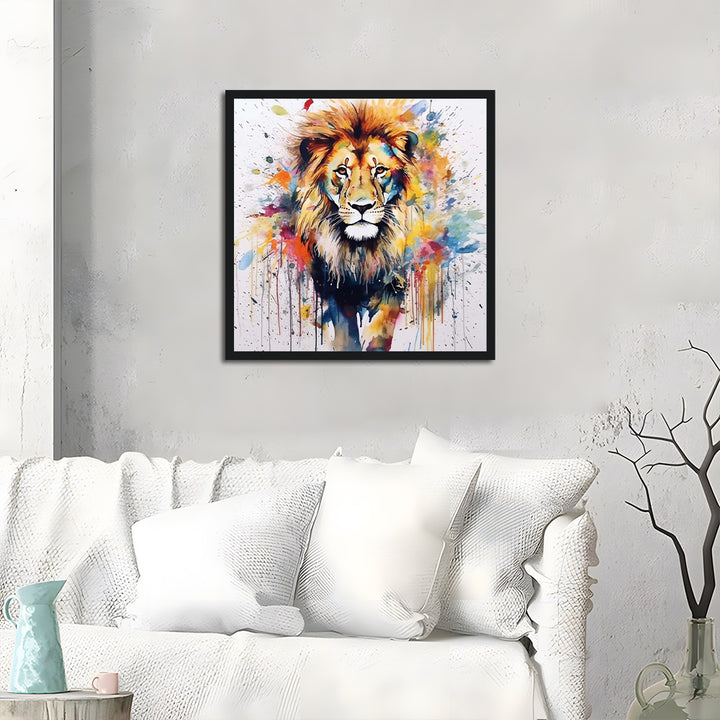 Watercolor Lion Cross Stitch Kits